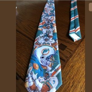 Vintage Miami Dolphins 1990 Ralph Marlin Tie